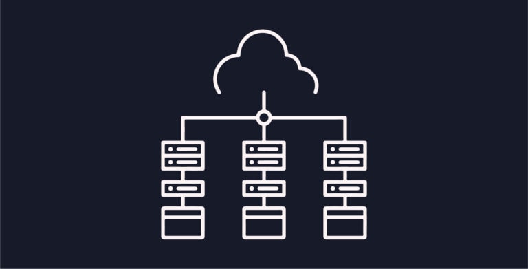 Hero image with illustration of cloud VPS
